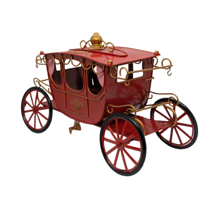 Vintage Style Horse Carriage Tissue Box